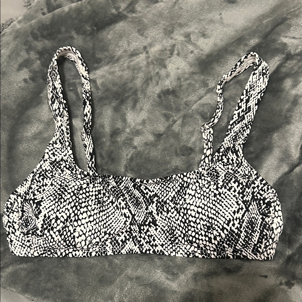 Xhilaration Snakeprint Bikini Top
